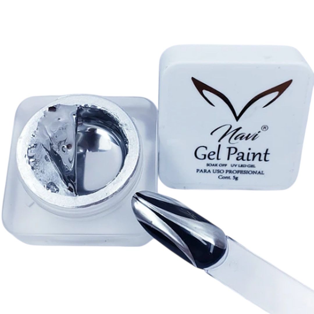 Gel Painr #M02 Metalizado Plateado Navi 5gr2