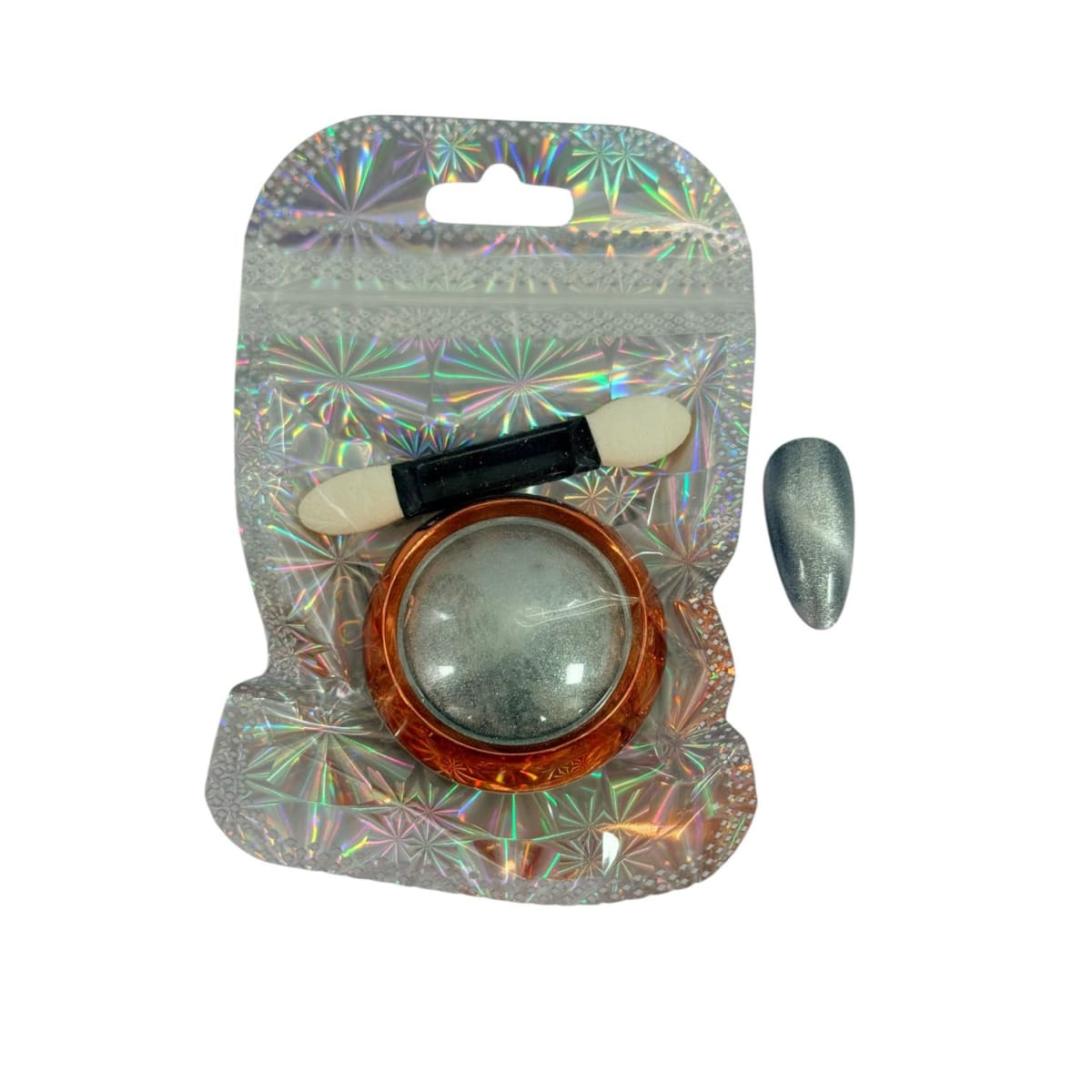 Efecto Ojo de Gato Plateado en polvo HMJ1