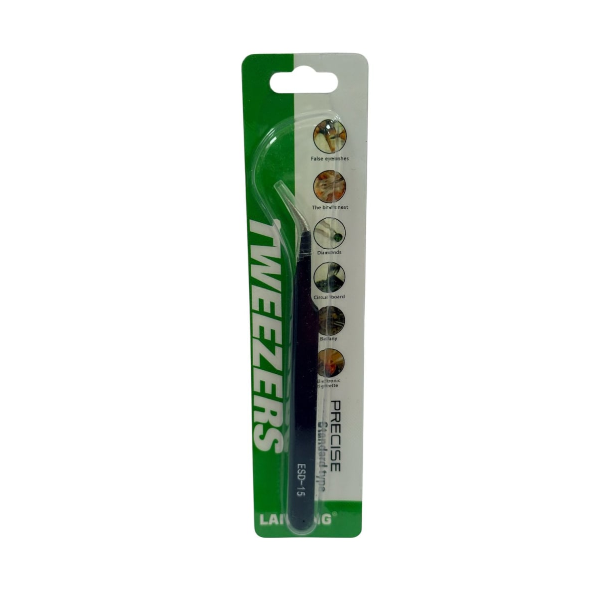 Pinza para extension de pestañas Curva( Seleccion) Tweezers1