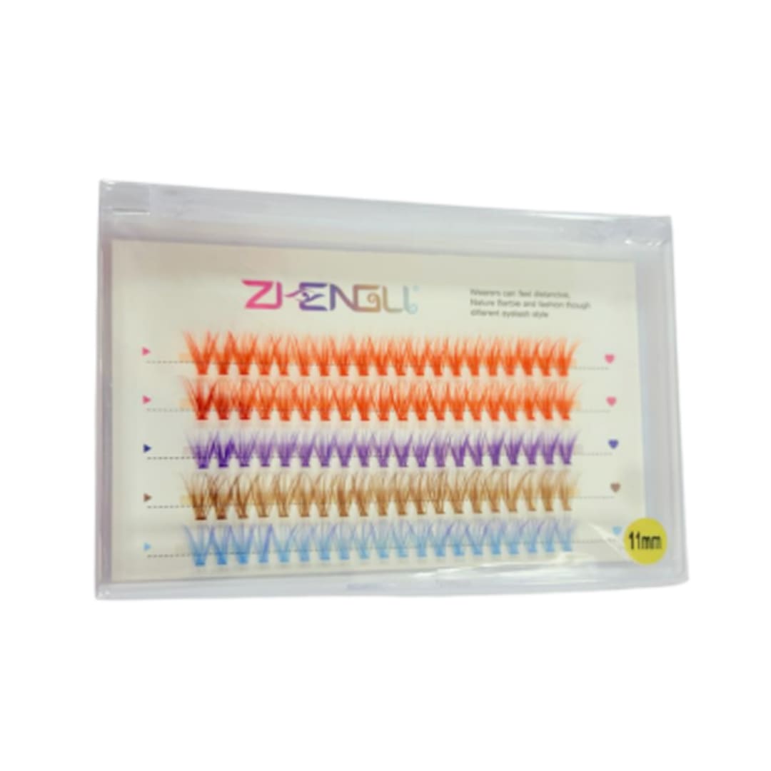 Pestañas por punto de colores Ziengli1
