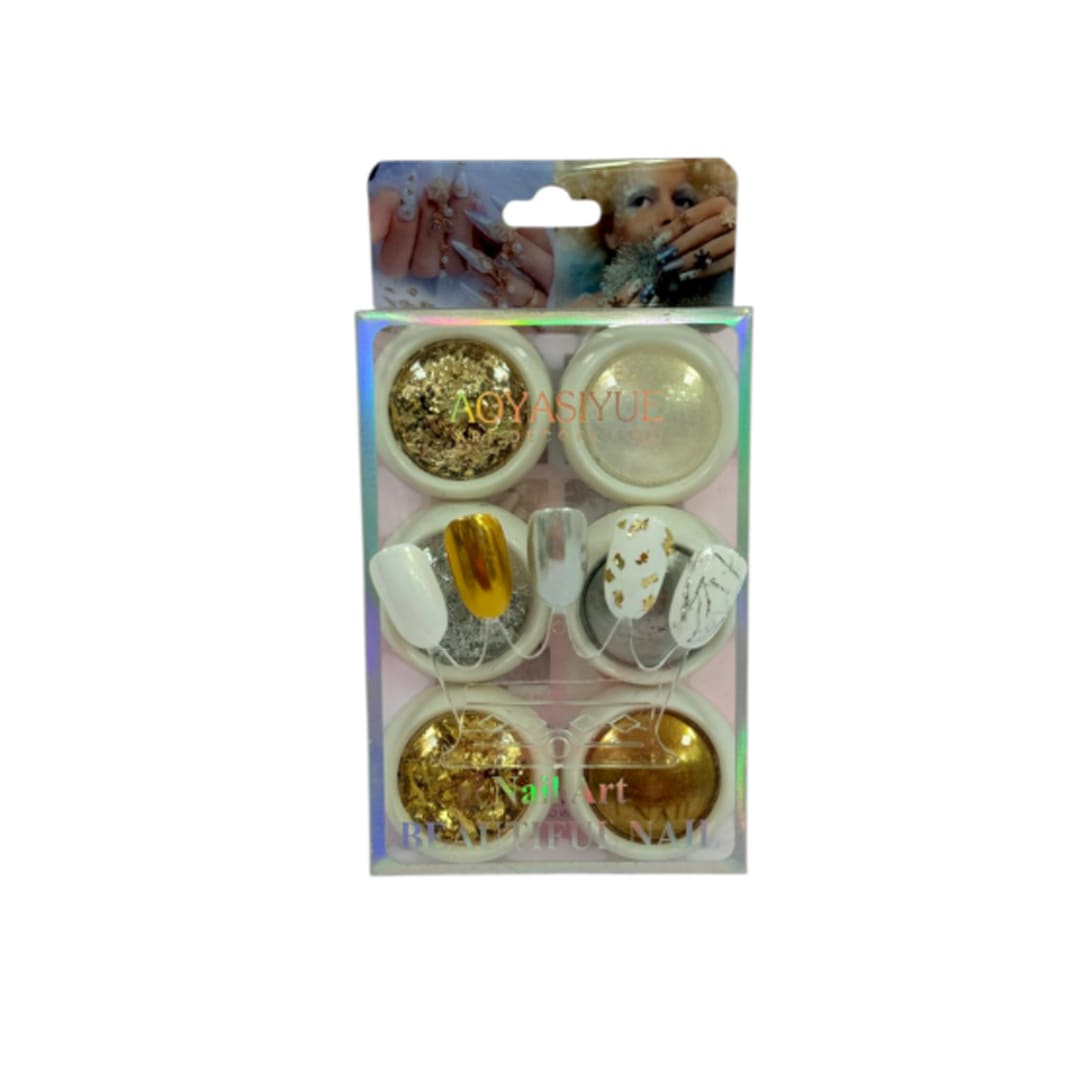 Decoracion MS-34 (Dorado,plateado,traslucido)HMJ2