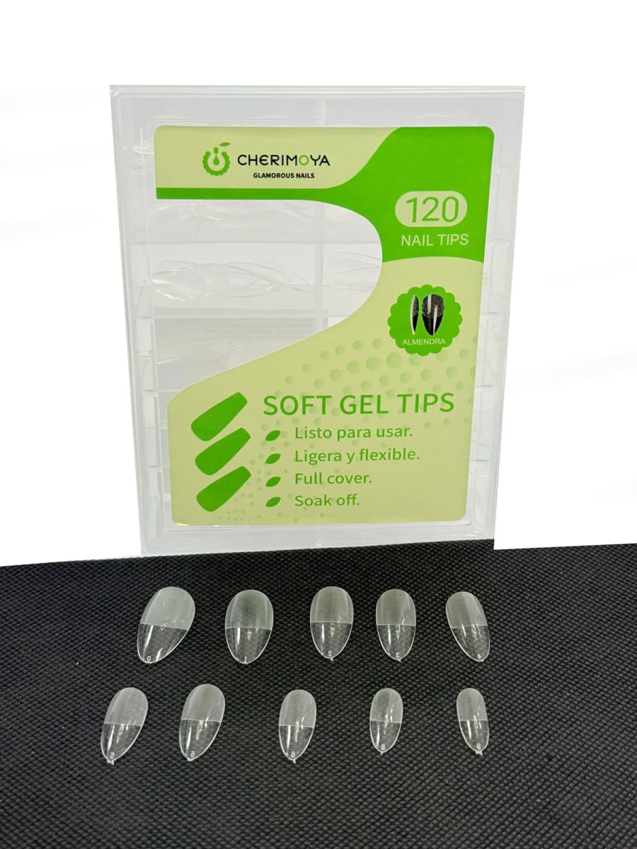 Tips Soft Gel Almendra Cherimoya2