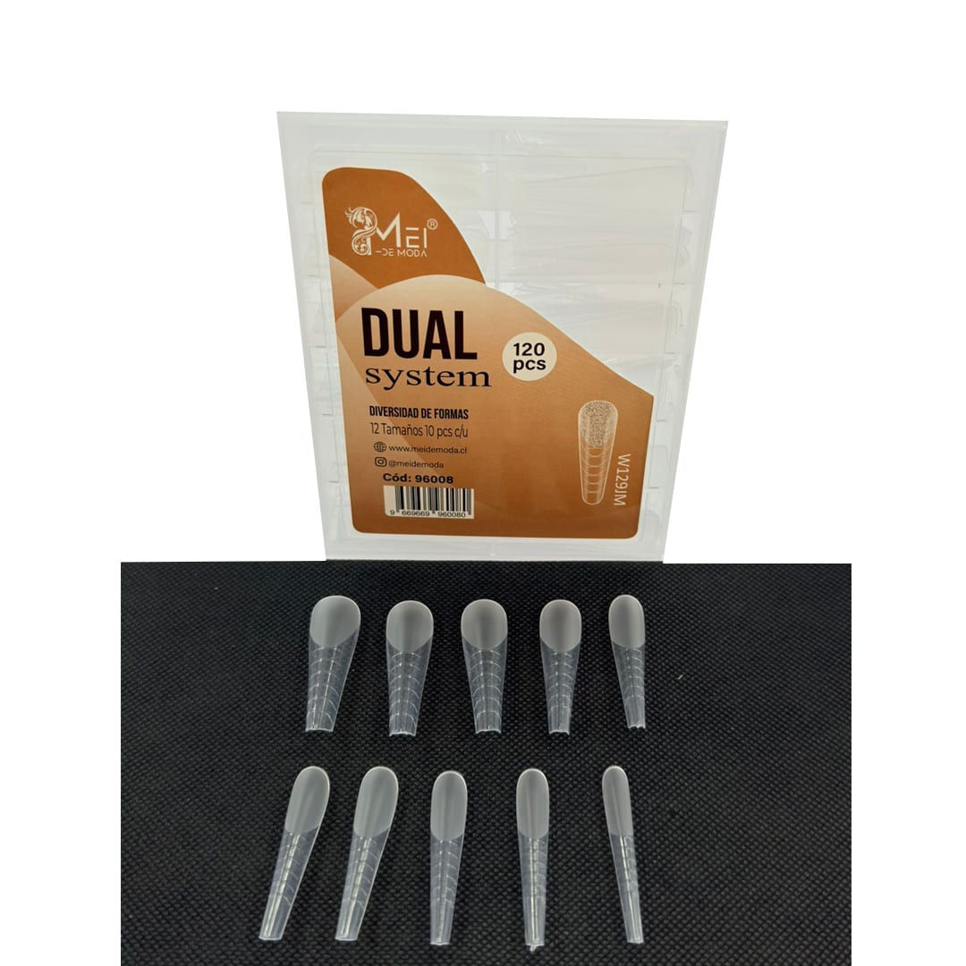 Tips Dual System Almendra Mei 120unid1