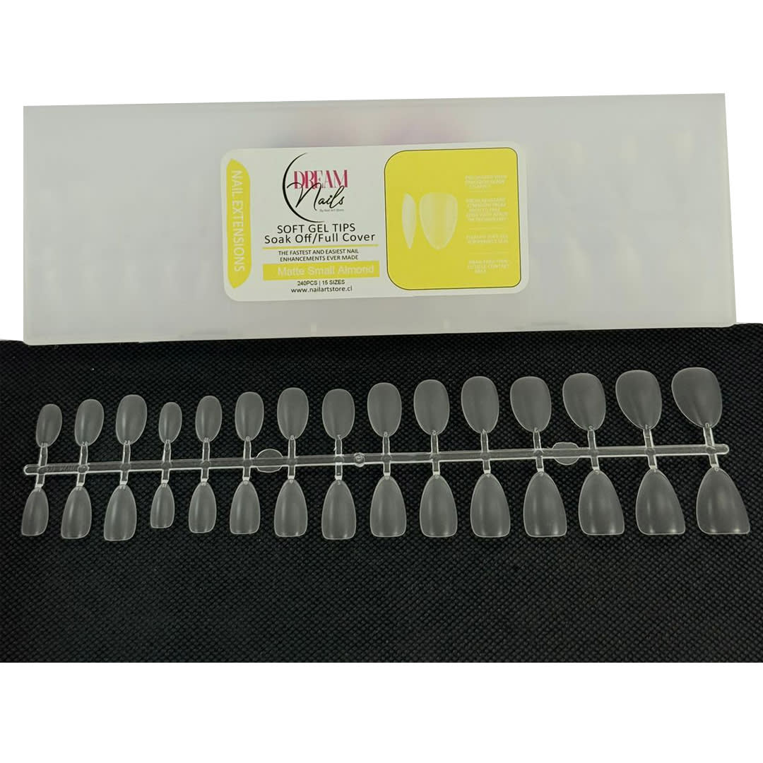 Tips Soft Gel Matte Small Almond Dream Nail 240unid2