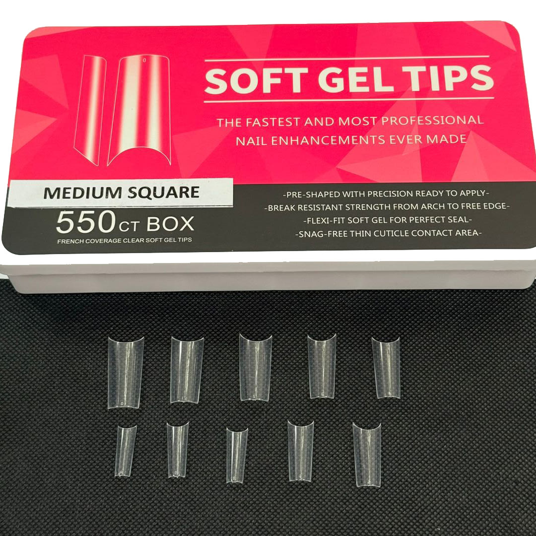 Tips Soft Medium Square Box 550unid1