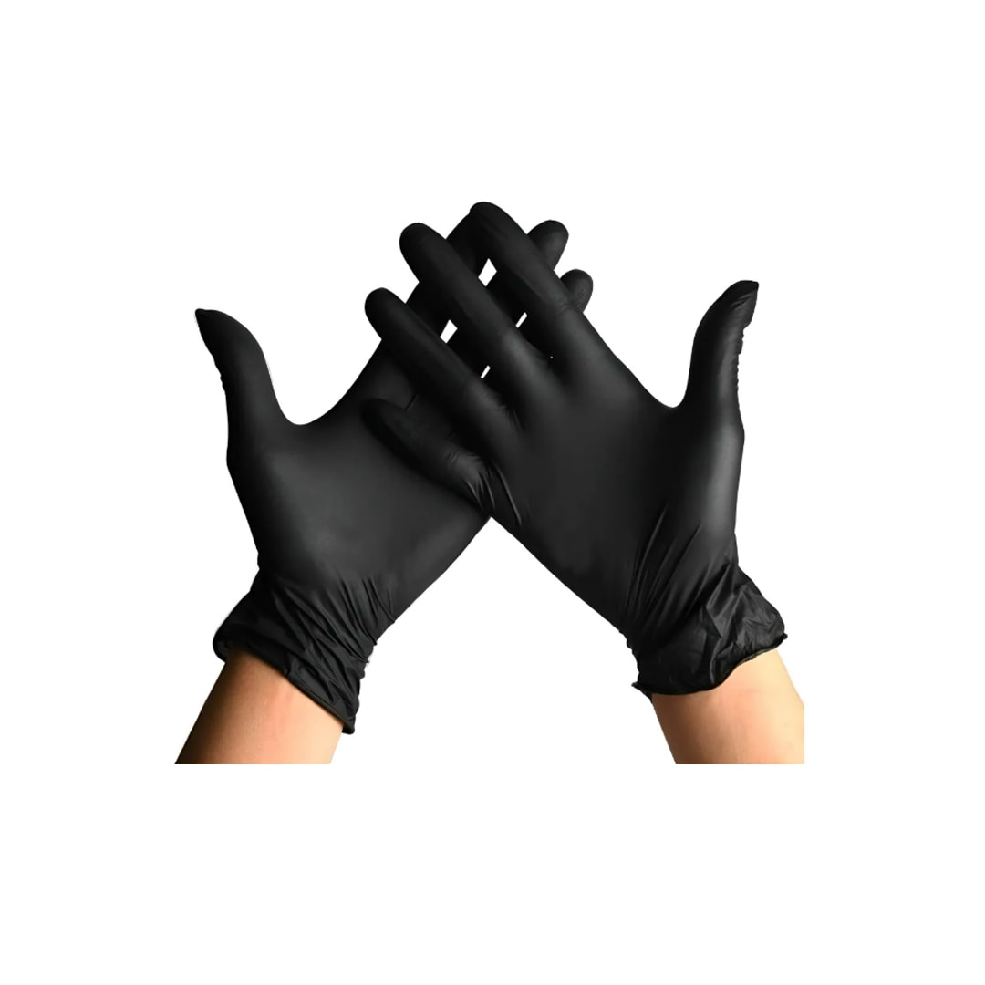 Guante de nitrilo Talla XS Negro1