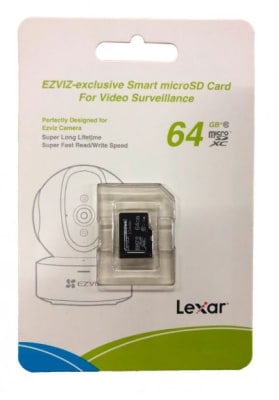 Tarjeta Micro SDHC 64G Clase 10  Ezviz