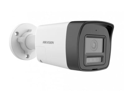 Camara TVI 2MP Smart Dual Light Audio, micro y Sirena 2.8mm Hikvision