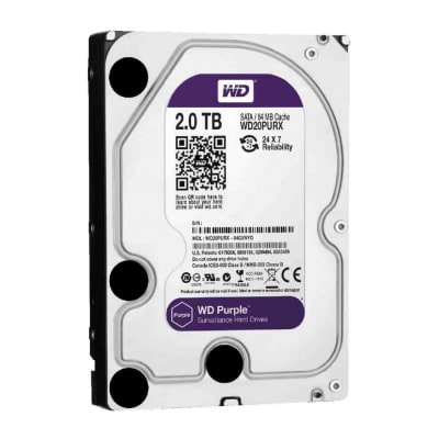 DISCO DURO Western Digital Purple. 2tb. Sata 6.0 Gbps. 5400r CCTV1
