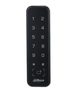 Lector de Tarjeta Dahua Mifare y claves con protección IP66 soporta comunicación por RS485