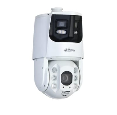 Cámara panorámica Dahua Doble lente PTZ 4Mp 25X IR 200m IP66 Auto-Tracki