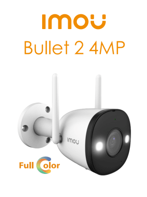 CAMARA IP BULLET 2 4MP FULL COLOR AUDIO SIRENA