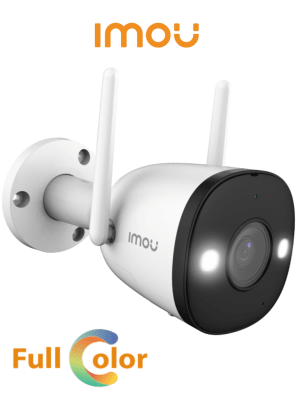 CAMARA IP IMOU Bullet 2 2MP 1080P IP67 2.8mm FULL COLOR AI MIC SLOT MICROSD SIRENA1