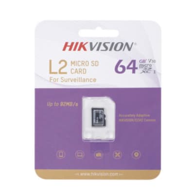 MICRO SD 64G Clase 10 500 Ciclos HIKVISION