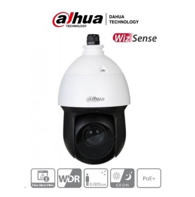 CAMARA PTZ IP DAHUA WIZSENSE 2MPX POE AT 25X IR100 IP66