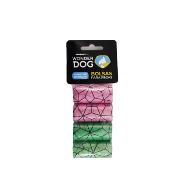 Wonder Dog Bolsas Fecas Diseño Rayas
