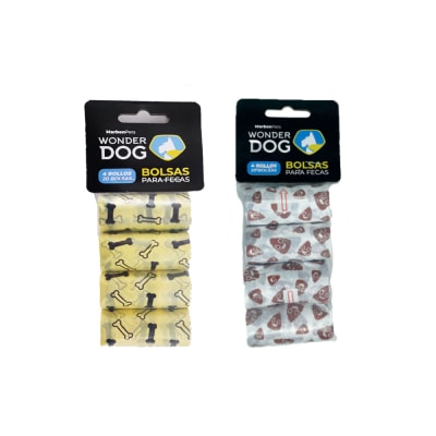 Wonder Dog Bolsas Fecas Diseño