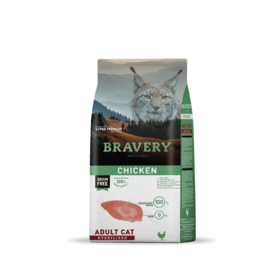 Bravery Gato Esterilizado Pollo