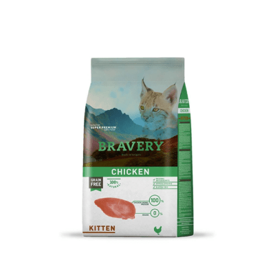 Bravery Gato Kitten Pollo 2 Kg