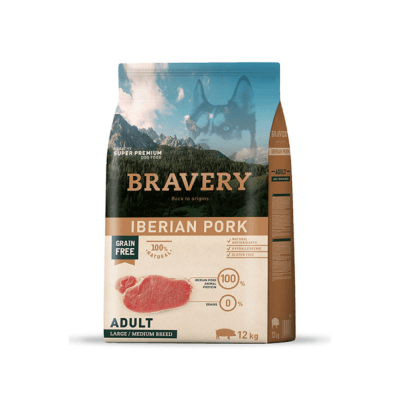 Bravery Perro Adulto Iberian Pork 12 Kg