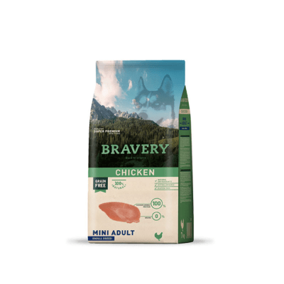 Bravery Perro Adulto Pollo Mini