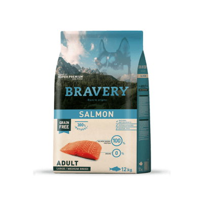 Bravery Perro Adulto Salmon 12 Kg