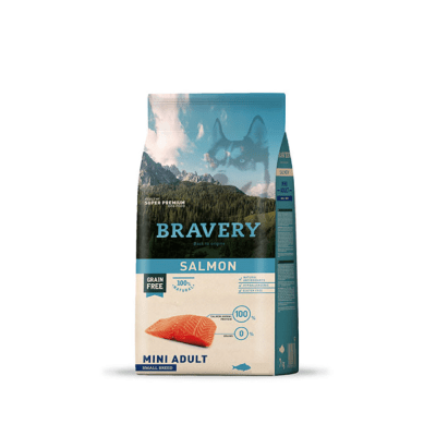 Bravery Perro Adulto Salmon Mini2