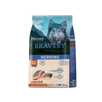 Bravery Perro Senior Herring 12 Kg