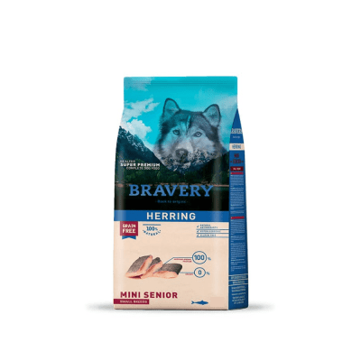 Bravery Perro Senior Herring Mini