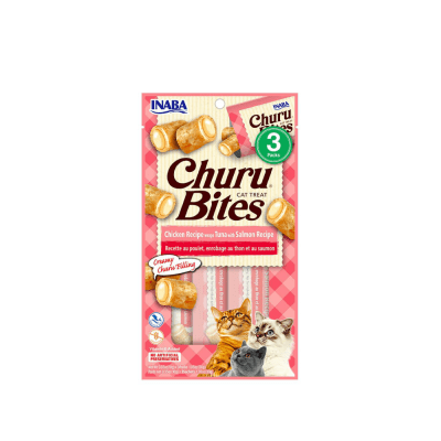 Churu Gato Bites Pollo Atun Salmon 30 gr