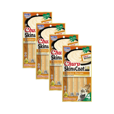 Churu Gato Skin Pollo 56 gr 4x3