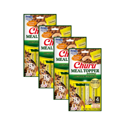 Churu Perro Meal Topper Pollo Calabaza 56 gr 4x3