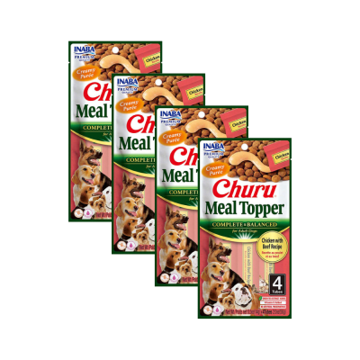 Churu Perro Meal Topper Pollo Carne 56 gr 4x3