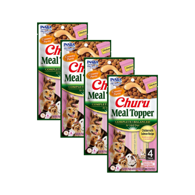 Churu Perro Meal Topper Pollo  Salmon 56 gr 4x31