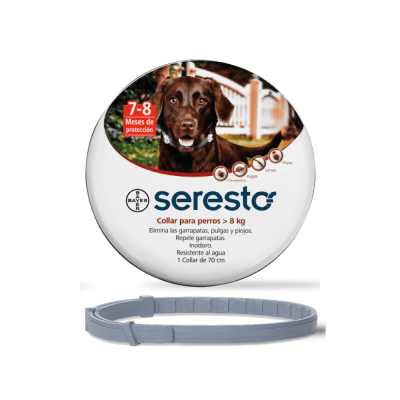 Collar Antipulgas Seresto Large +8 Kg