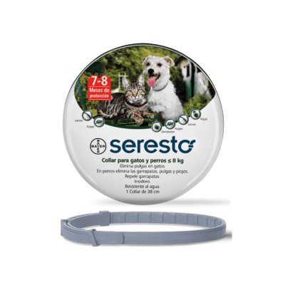 Collar Antipulgas Seresto Small -8 Kg