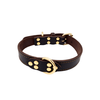 Collar de eco cuero bicolor L
