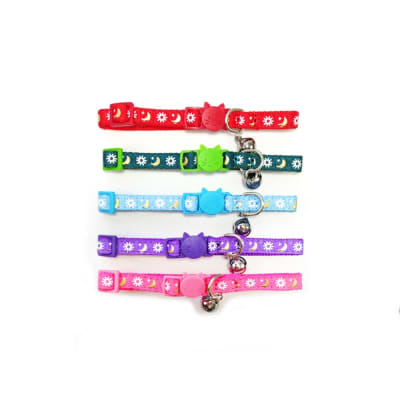 Wonder Cat Collar Diseño Lunas y Sol