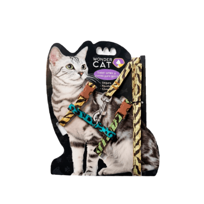 Correa Arnes Gato Leopardo