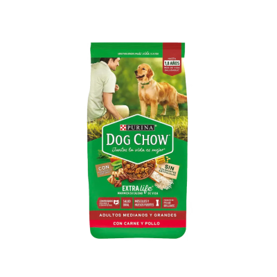 Dog Chow Adulto Raza Mediana y Grande Carne 16,5 Kg1
