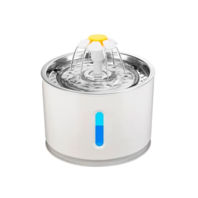 Fuente Agua Flor Acero 2,4 Lt