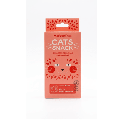 Galletas Gato Rellena Pollo Camaron 80 gr