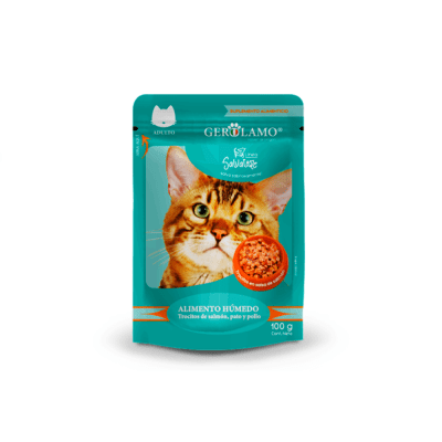 Gerolamo Salvatore Gato Pouch Salmon Pato Pollo 100 gr1