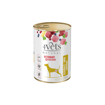 Lata 4Vets Perro Urinary 400 gr1