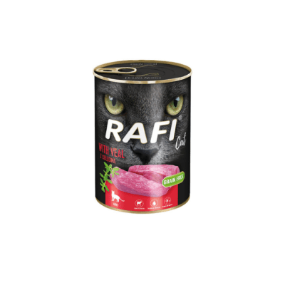 Lata Rafi Gato Ternera 400 gr1