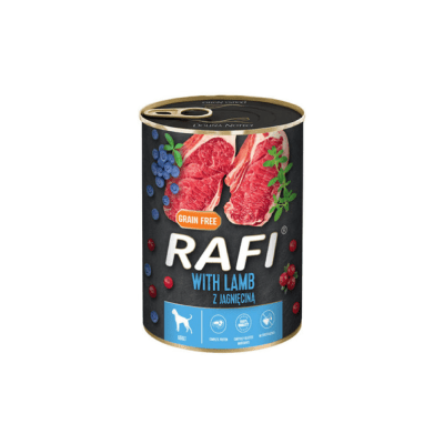 Lata Rafi Perro Cordero y Arandanos 800 gr