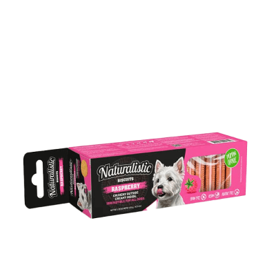 Naturalistic Galleta Perro Frambuesa 120 gr