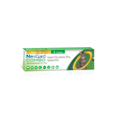 Nexgard Combo Gato 2,5-7,5 kg