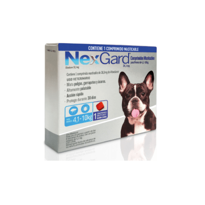 Nexgard Perro 4-10 Kg (1 comp)