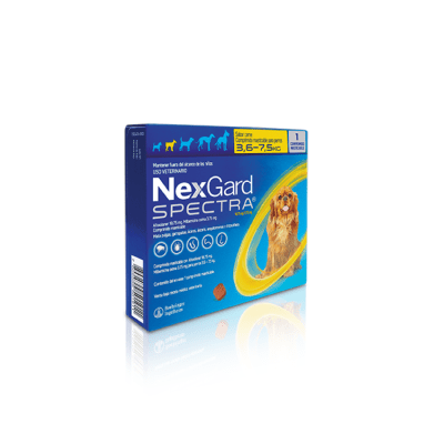 Nexgard Spectra Perro 3,6-7,5 Kg (3 comp)